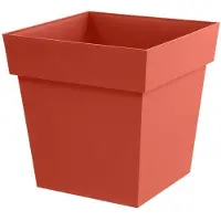 Eda – Toscane vierkante plantenbak – 49,5 cm – Terracotta
