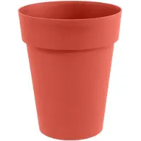 Eda Ronde vaas van gemiddelde hoogte - - Toscane - Ø 44 cm - 50 L - Voorgeboord - Ø 44 x H. 53 cm - Terracotta Oranje