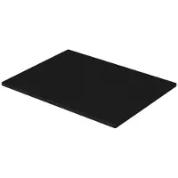 Hobby Hall Nicole badkamerwerkblad 60 cm – Mat zwart | Kleur: Mat zwart | Maat: 60x45,5 cm