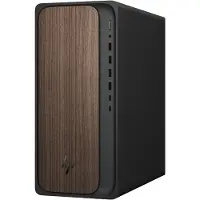 HP OmniDesk Desktop AI M03-0750nd Intel Core Ultra 5 225 16 GB DDR5-SDRAM 512 GB SSD Windows 11 Home Tower PC AI PC Hout, Zwart