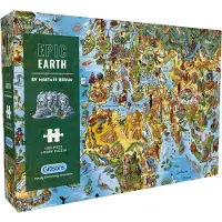Gibsons Hartwig Braun - Epic Earth Puzzel (1000 stukjes)