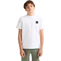 Petrol Industries T-shirt met backprint wit Jongens Katoen Ronde hals Backprint - maat 140