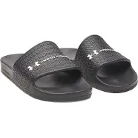 Under Armour UA W ARMR SLIDE LITE-BLK Dames Slippers - Zwart - Wit