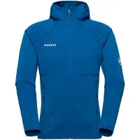 Mammut - Taiss ML Hooded Jacket - Fleecevest L, blauw