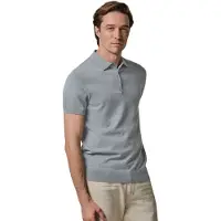 Profuomo Regular Fit Polo shirt Korte mouw blauw