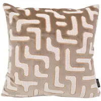 NOVÉE Sierkussen elegance beige | 45 x 45 cm | velvet/polyester
