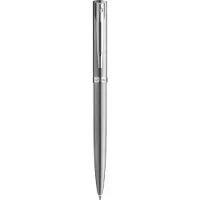 Waterman Impression Balpen | Medium Punt met Blauwe Inktvulling | Roestvrij Staal met Palladium-Gecoate Afwerking | Geschenkdoos