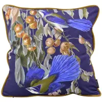 NOVÉE Sierkussen midnight birds | 45 x 45 cm | velvet/polyester