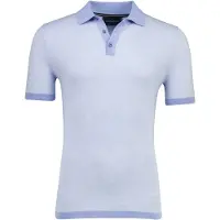Bos Bright Blue Scotland blue polo heren wren knitted polo ss spe26106wr38sb/4003