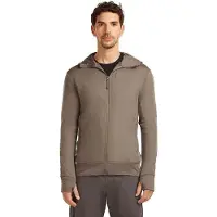 Icebreaker - Merino 260 Quantum IV L/S Zip Hoodie - Merinohoodie XL, grijs