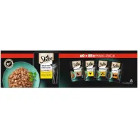Sheba Kattenvoer - Mini Filets - Gevogelte in Saus - 60x85g Mega-Pack