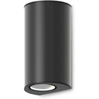 Calex Wandlamp buiten GU10 | Up & Down | Ovaal | IP54 | Zwart