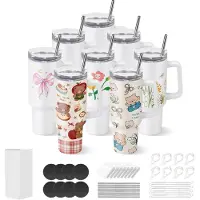 Vevor Sublimatiebekers 8 stuks (1183 ml)