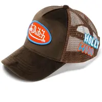 Von Dutch Winkelen Voor Velvet Trucker Katoenen Bruine Mutsen