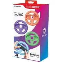 Oniverse Set van 4 -controllerbevestigingen voor racestuur voor Nintendo Switch 2