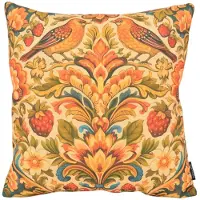 NOVÉE Heritage Bloom Groen Kussenhoes | 45x45 cm | Katoen/Linnen