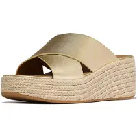Original Brands Platform Leer Dames Platino Sandalen