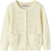Name it Gebreid vest geel