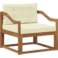 vidaXL Buiten Midden Sofa Naturel
