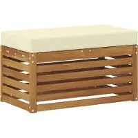 vidaXL Buitenstoel Bank Massief Acacia Hout Naturel