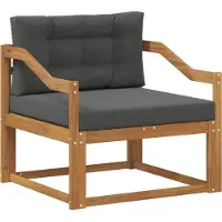 vidaXL Buiten Midden Sofa Naturel