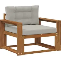 vidaXL Buiten Midden Sofa Naturel