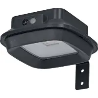 Osram buitenwandlamp, donkergrijs, 3000 K, 120 lm, 120° lichtbundelhoek, IP44, lithium-ion batterij, USB-C laadkabel, PIR-bewegingssensor, 1,7 W, 25.000 uur levensduur