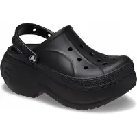 Crocs Bella - Dames Klompen - Platform - Zwart - Croslite
