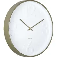 Karlsson wandklok ayuno army green- Ø40cm