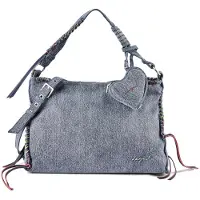 Desigual Schoudertas blauw denim