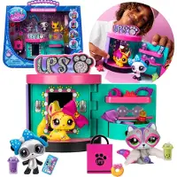 Sarcia.eu Littlest Pet Shop - Stijlvolle boetiek, Set met drie dieren, figuren 264-266, 3-PACK + accessoires
