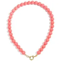 Yehwang Ketting met kralen en frontsluiting-12mm