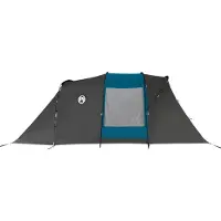 Coleman Vespucci 6 Tent - 6 Persoons tunneltent – UV Guard SPF50 zonbescherming – Ventilatie – Geïntegreerd grondzeil - Grijs/blauw