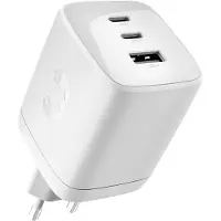 Fresh 'n rebel Fresh ’n Rebel Oplader iPhone & Samsung – 100W Adapter 2x USB-C & USB-A (3 poorten) – Krachtige Snellader iPhone & Samsung – Ice Grey
