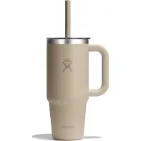 Hydroflask - Travel Tumbler Clear Lid - Isoleerbeker 710 ml, beige