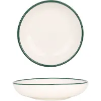 RINART Kommetje green edge porselein 13 cm set van 6
