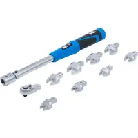 Bgs Momentsleutelset - voor 9 x 12 mm insteekgereedschap - 10 - 50 Nm - 10 delig