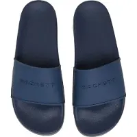 Hackett London Heren Slippers Pier blauw (41), Casual, Groen, Polyester HMS200083