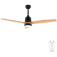 Cecotec Plafondventilator met licht EnergySilence Aero 5230 18 W 40 W Zwart Hout (3000-6500 K)