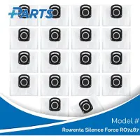 Plus.Parts Rowenta Silence Force RO7487 Stofzakken (18 Stuks, alternatief voor ZR200540)