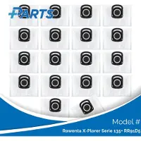 Plus.Parts Rowenta X-Plorer Serie 135+ RR91D5 Stofzakken (18 Stuks, alternatief voor ZR200540)
