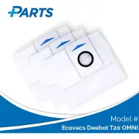 Plus.Parts Ecovacs Deebot T20 OMNI Stofzakken (3 Stuks, alternatief voor D-DB03-0003)