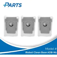 Plus.Parts iRobot Clean Base ADB-N1 Stofzakken (3 Stuks, alternatief voor 4626194 / 4640235)