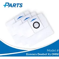 Plus.Parts Ecovacs Deebot X1 OMNI stofzakken (3-delige verpakking, )