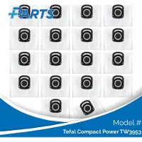 Plus.Parts Tefal Compact Power TW3953 Stofzakken (18 Stuks, alternatief voor ZR200540)