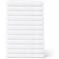 Saphira FRESH Handdoeken – 70x140 cm – Set van 12 – Wit – 100% Katoen – Ultra Zacht – Hoog Absorptievermogen – Sneldrogend – Hotelkwaliteit