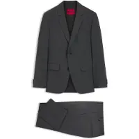 HUGO Tweedelig slim-fit pak van een wolmix