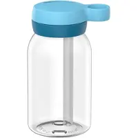 Mepal Campus drinkfles met rietje 450 ml - Cool blue
