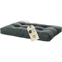 Bodyprotect zitkussen voor pallets - palletkussen 120x80 cm - palletkussens buiten & binnen - te gebruiken als zitkussen of pallet-zitkussen - Made in EU - 120 x 80 x 12 cm - donkergrijs