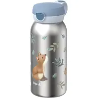 Mepal Campus RVS drinkfles met flipdop 600 ml Little Dutch - Forest Friends